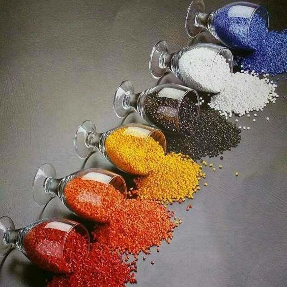 ABS colored resin pellets